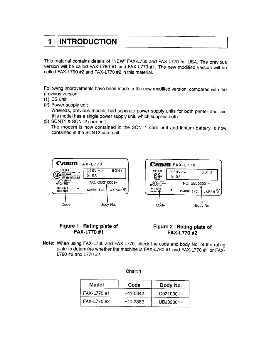 Canon FAX L760 L770 Parts and Service Manual-1